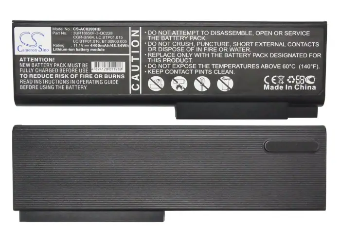 Batteri till Notebook, Bärbar dator för Acer Ferrari 5005WLMi, Ferrari 5000 m.fl., bild 5
