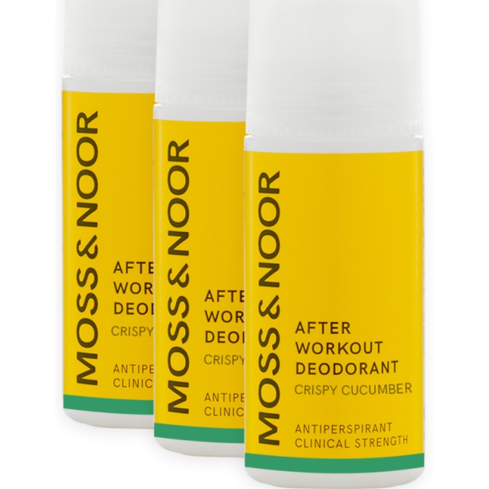 Moss & Noor After Workout Deodorant 3 pack Crispy Cucumber 3 pcs, bild 3