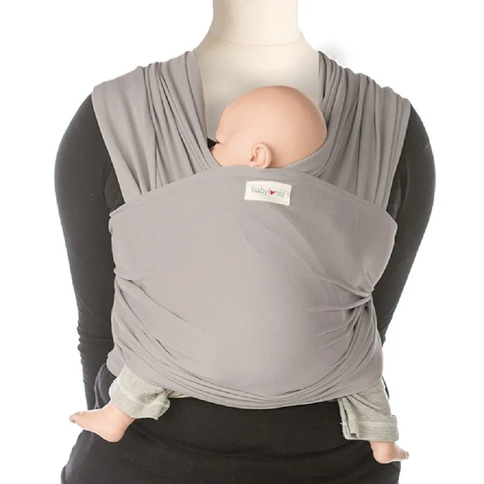 Babylonia Tricot-Slen bärsjal Organic Silver Cloud