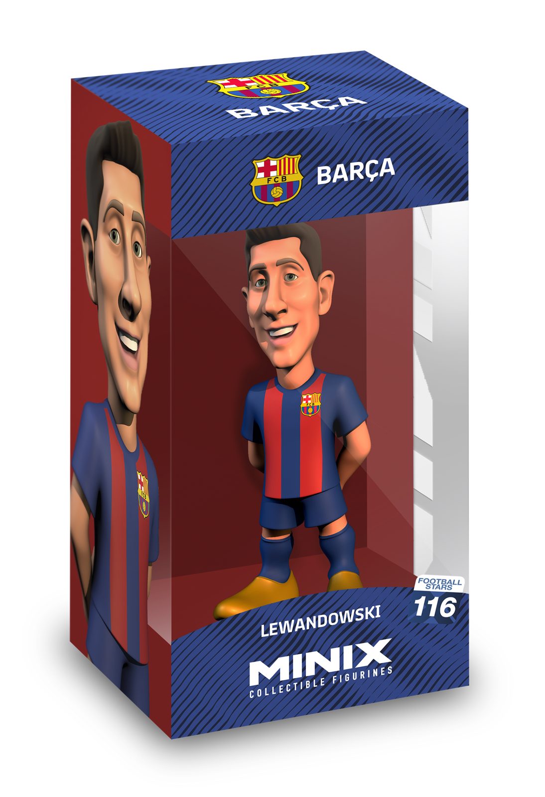 Minix Samlarfigur - FB Lewandowski FC BARCELONA