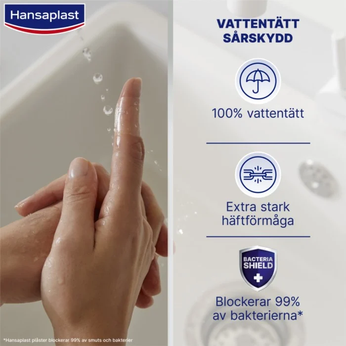 Hansaplast Aqua Protect plåster, 20 st, bild 2