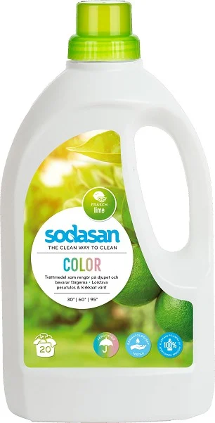 Sodasan Tvättmedel Color Lime 1500 ml