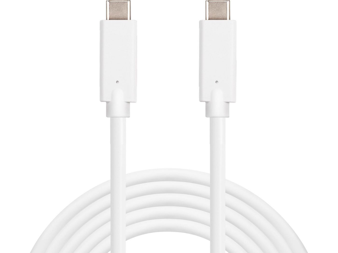 USB-C laddningskabel Sandberg, 60W, 2 meter - Vit, bild 4