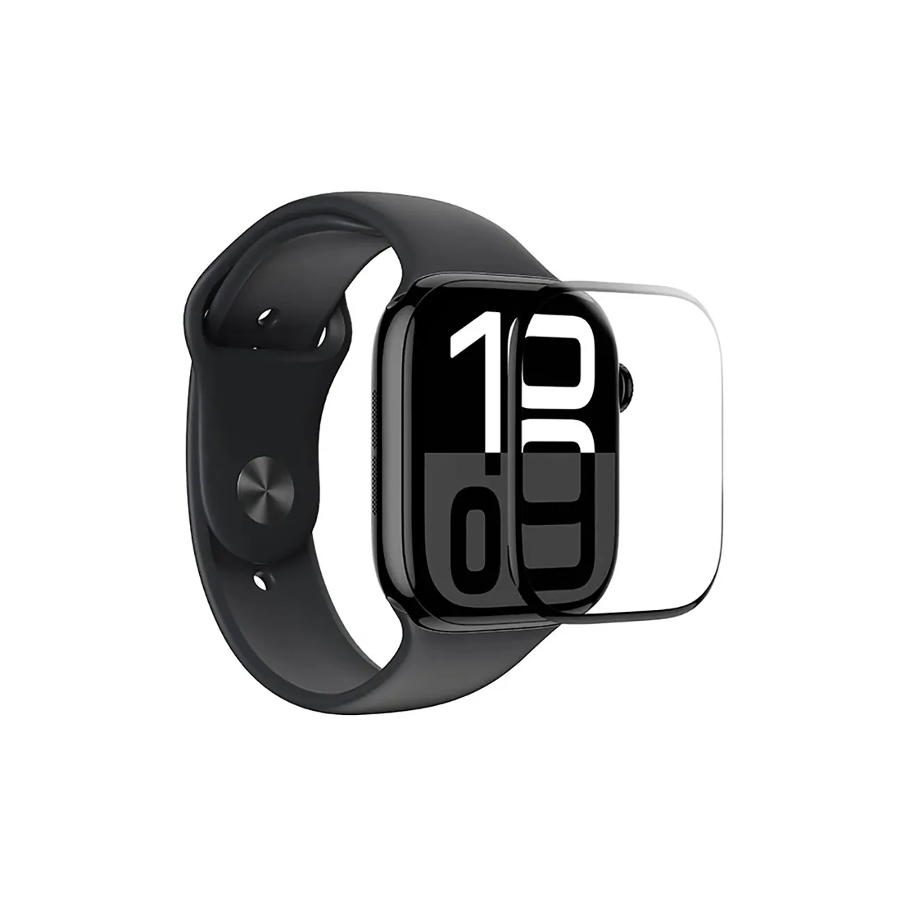 AmazingThing Radix Film Skyddsfilm med svart ram för Apple Watch 42mm, bild 4