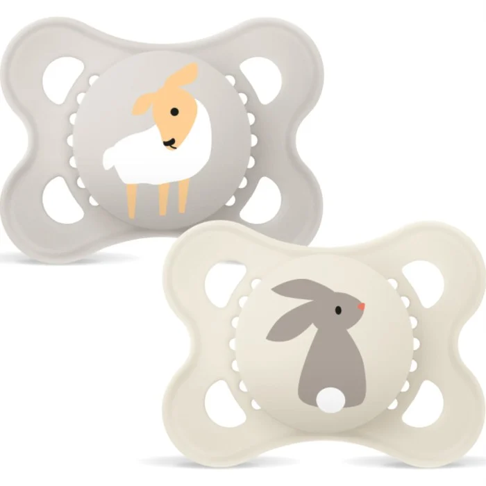 MAM Original Silicone 0-6m Neutral, 2 st