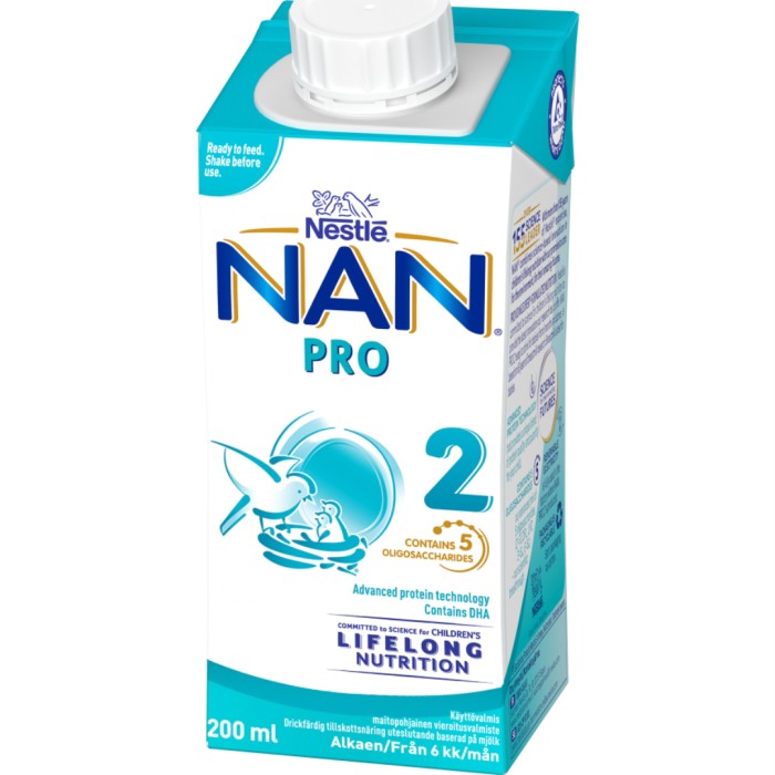 Nestlé NAN Pro 2 drickfärdig 200 ml