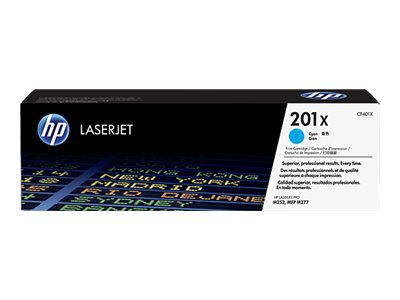 HP Toner 201X Cyan, bild 2
