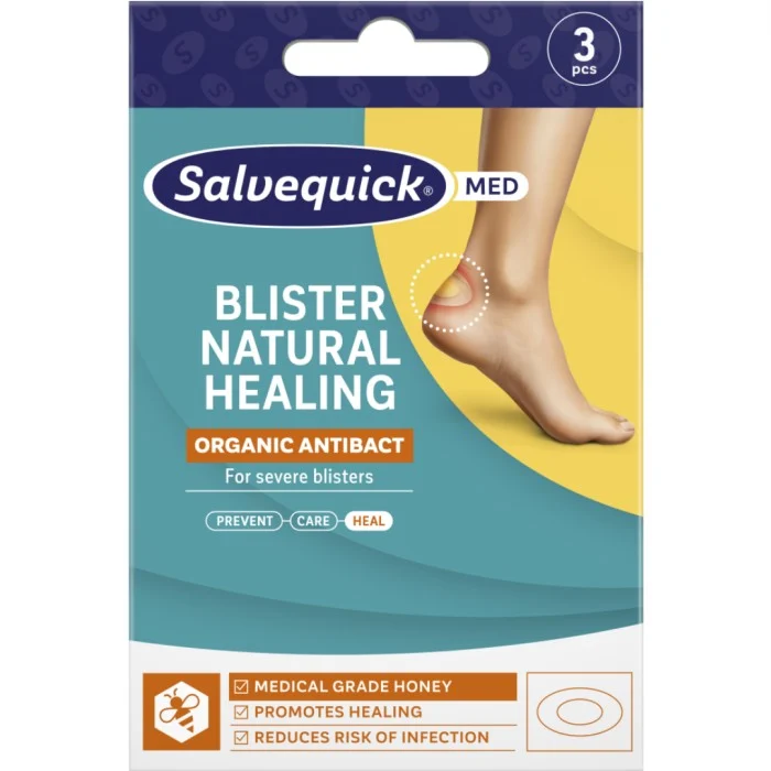 Salvequick Blister natural healing oval, 3 st