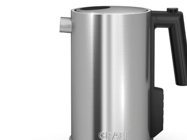 Graef WK900 vattenkokare 2015 W 1,2 L justerbar termostat, matt rostfritt stål