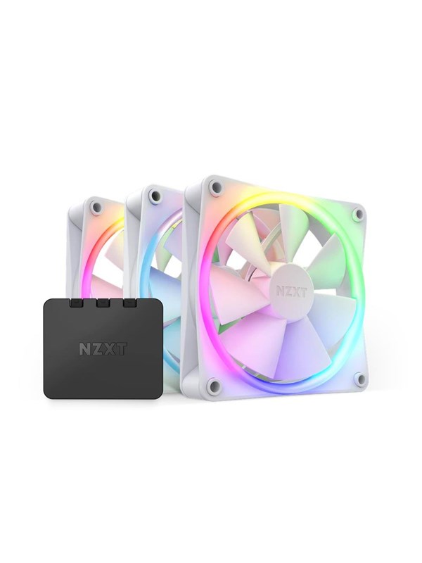 NZXT F120 RGB 3-pack 120mm Vit, bild 3