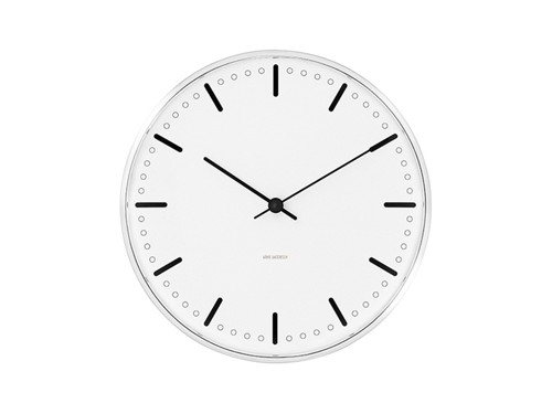 Arne Jacobsen – City Hall Väggklocka – 21 cm – Vit, bild 2