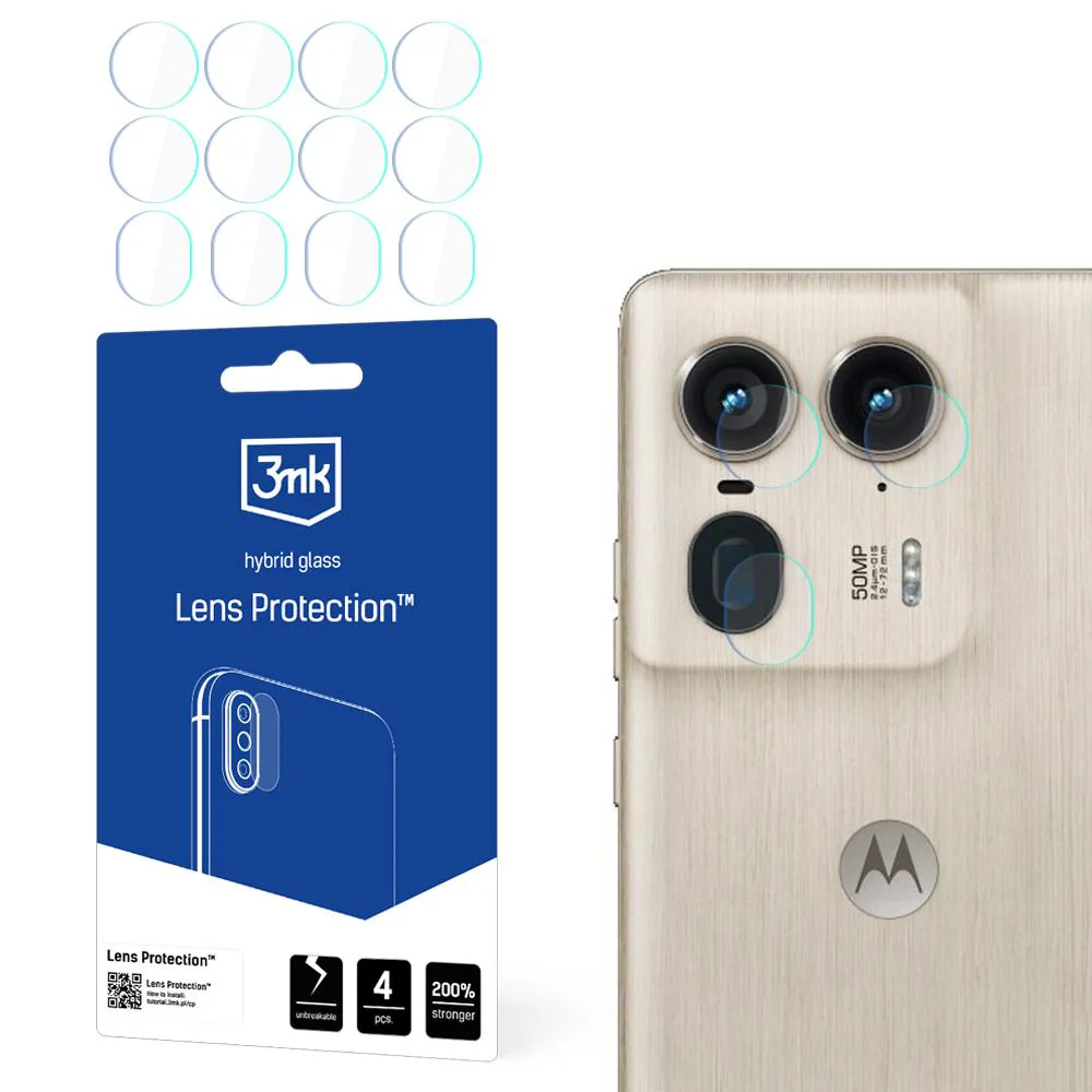 3mk Lens Protection™ hybridglas för kameralinsen till Motorola Moto Edge 50 Ultra