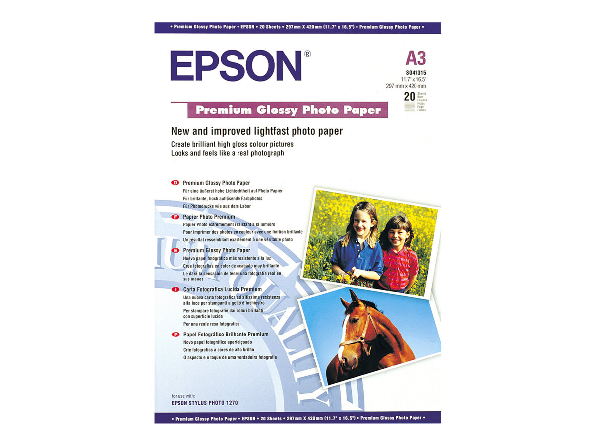Epson EPSS041315 A3 blankt fotopapper