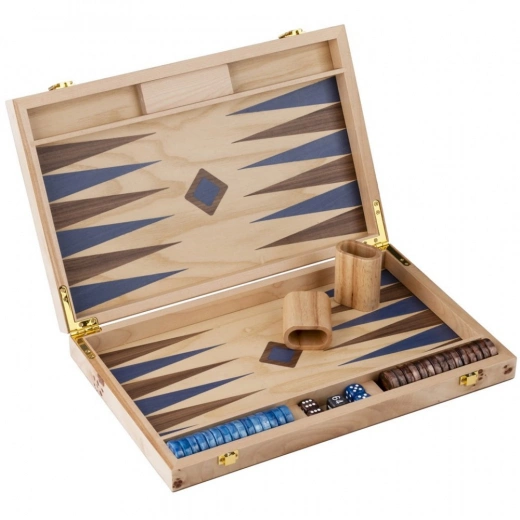Engelhart Backgammon Medium Blå & Brun