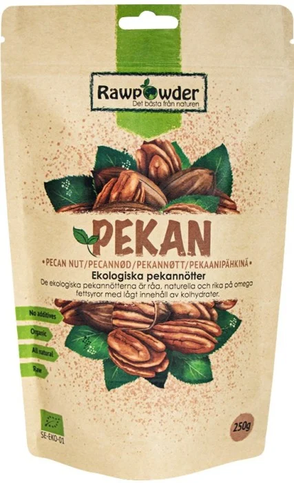 RawPowder Pekannötter EKO, 250 g