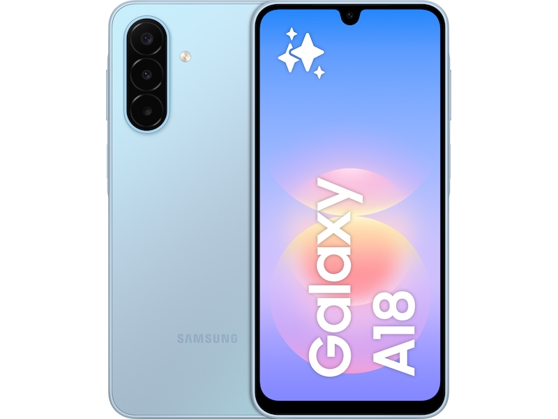 Samsung Galaxy A18 128 GB, ljusblå, bild 3