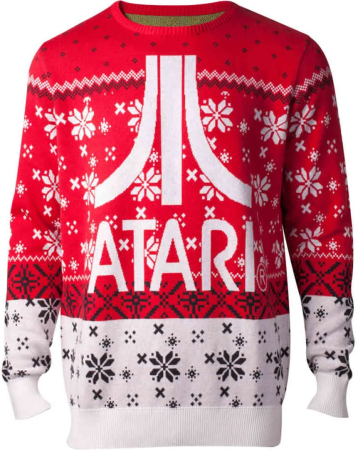 Atari Official Atari Logo Jultröja Röd (XX-Large)