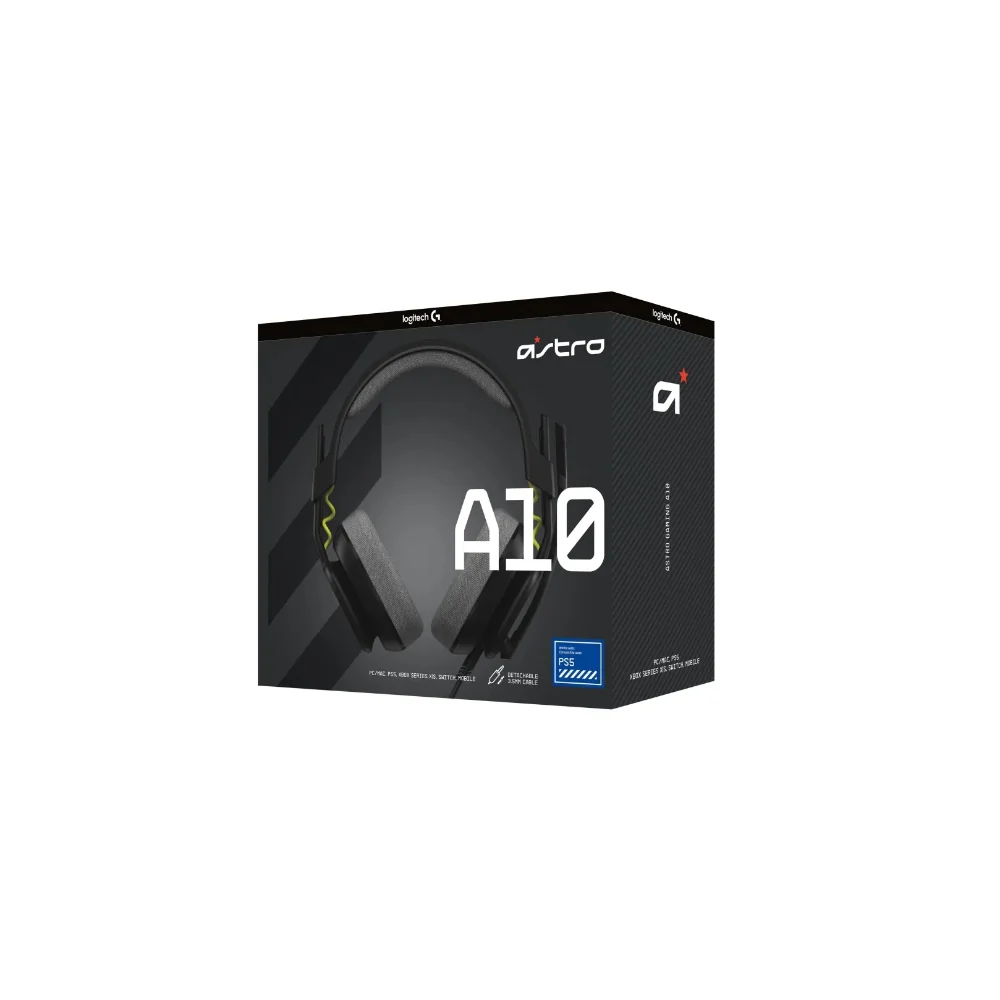 Logitech Astro Gaming A10 G2 Svart