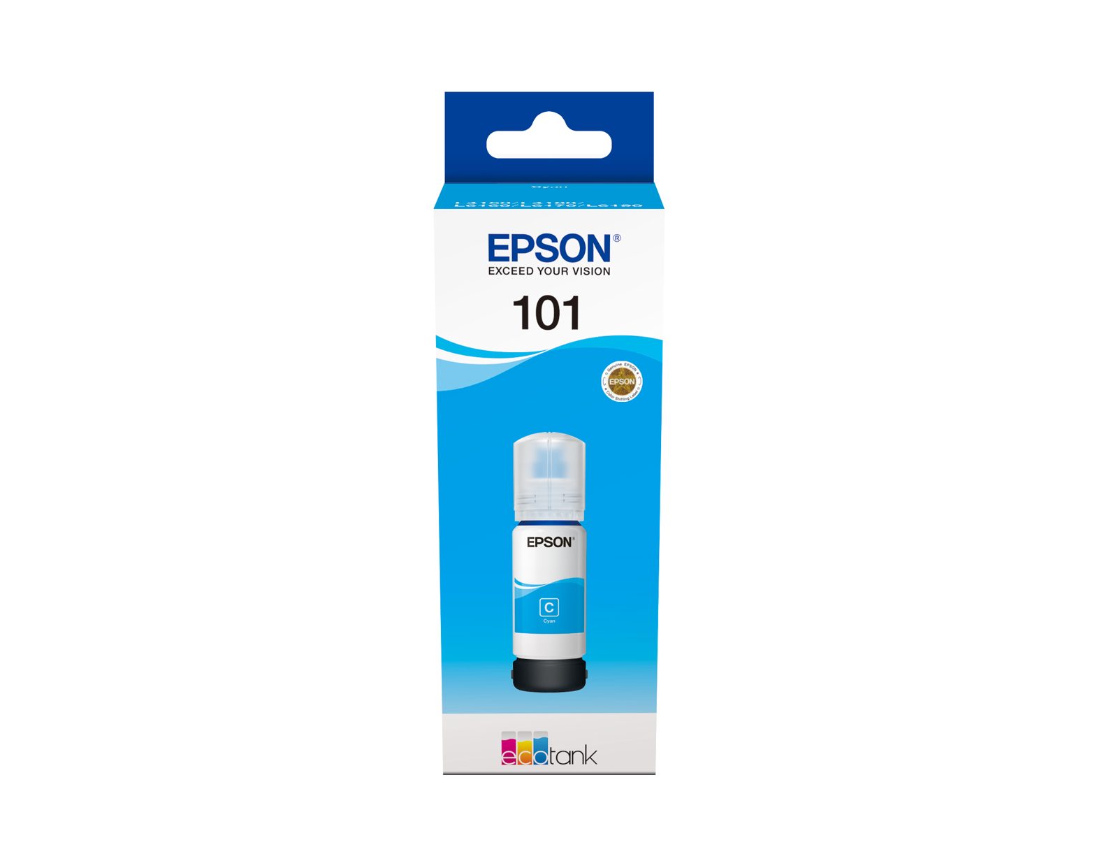 Epson EcoTank 101 Cyan, flaska 70ml, 6000 sidor, bild 3