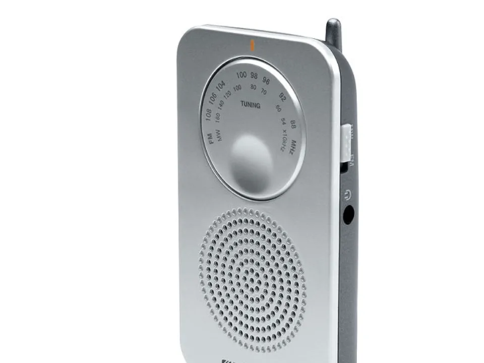 Muse M-01RS, Personal, Analog, FM, MF, 3,5 mm, Svart, Rotations-
