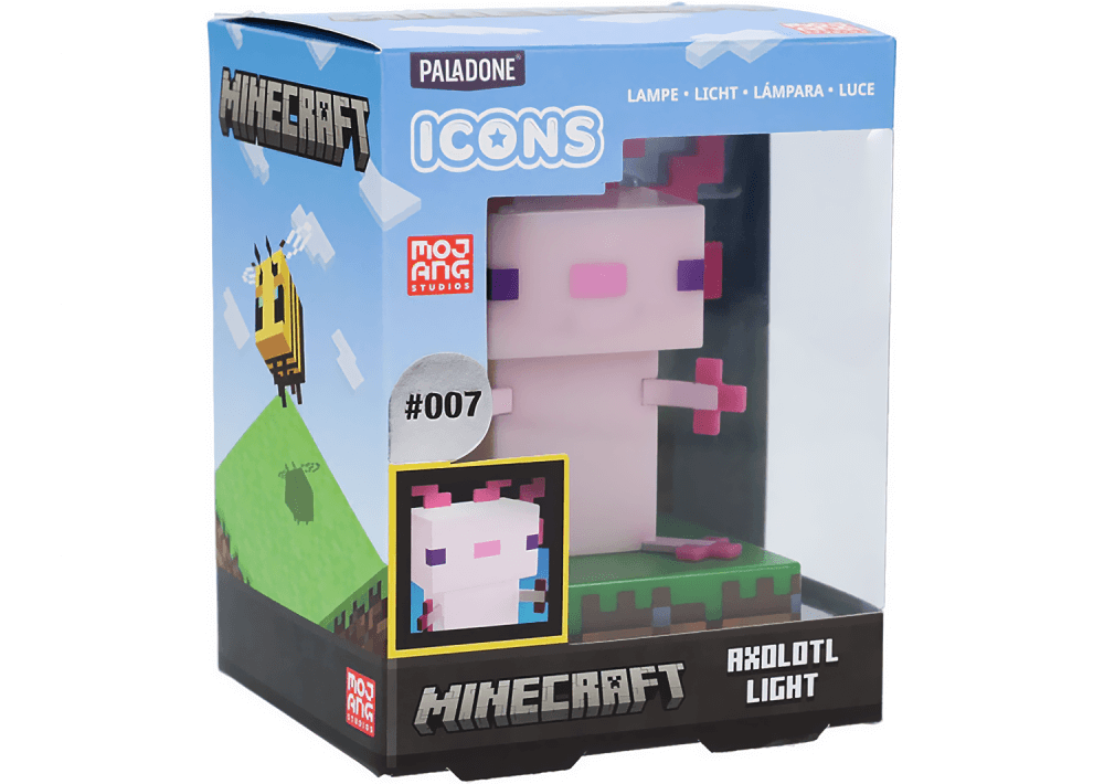 Paladone Minecraft Axolotl ikonlampa