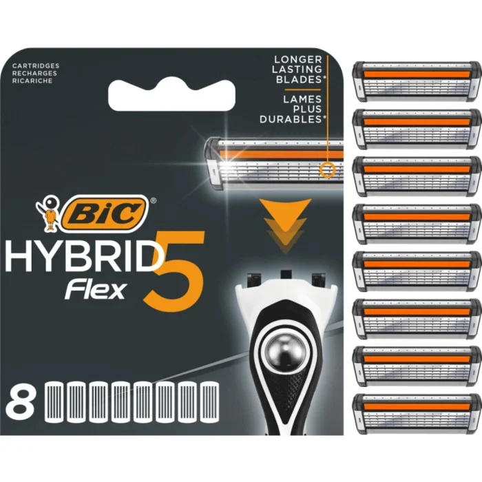 BIC Hybrid 5 Flex Refill 8 st