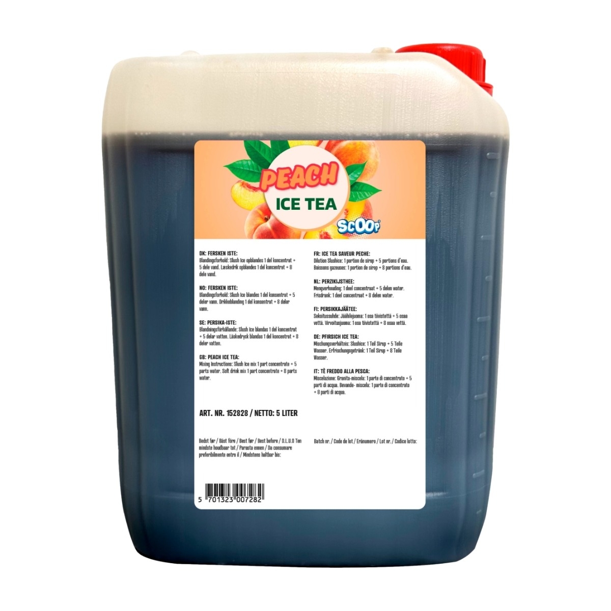 Scoop Peach Ice Tea slush koncentrat 5L