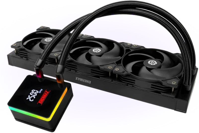 Enermax Liqtech XTR 360, 3x120mm, display - Svart, bild 4