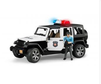 Bruder Jeep Wrangler Unlimited Rubicon Polisfordon med polis och tillbehör, bild 4
