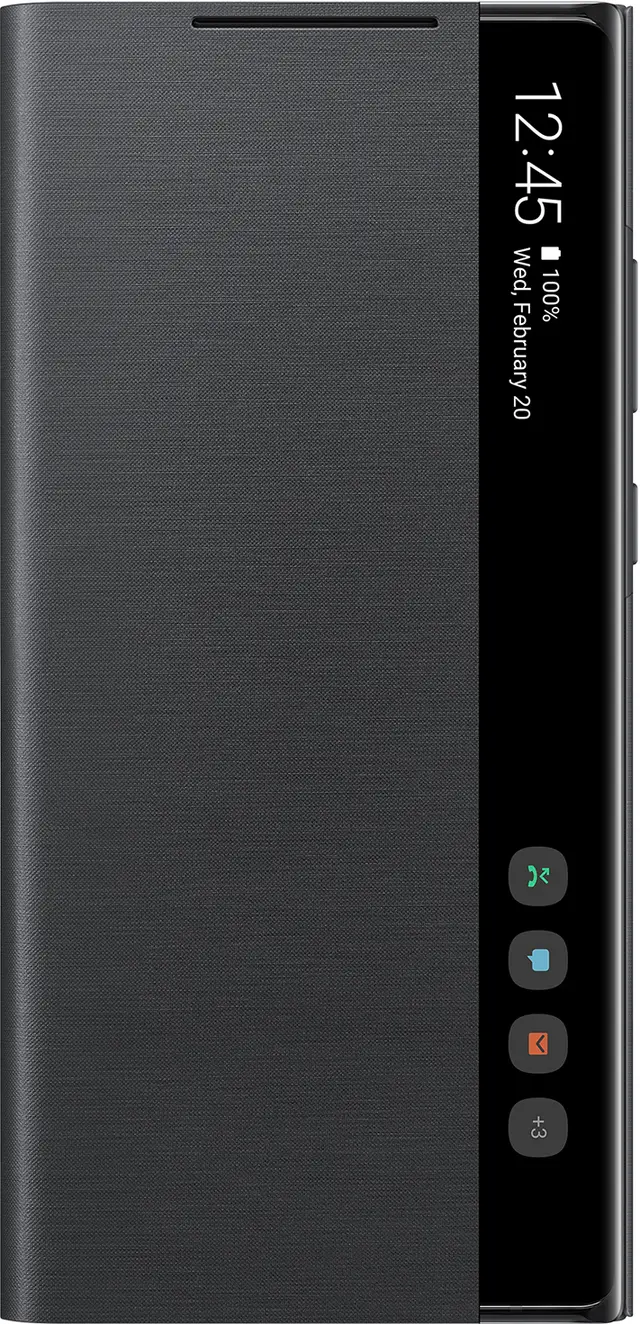 Samsung Galaxy Note 20 5G Clear View fodral (grå)