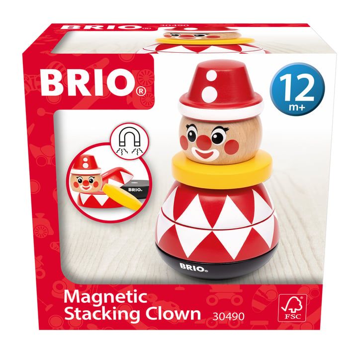 Brio - Magnetisk stapelclown, bild 4