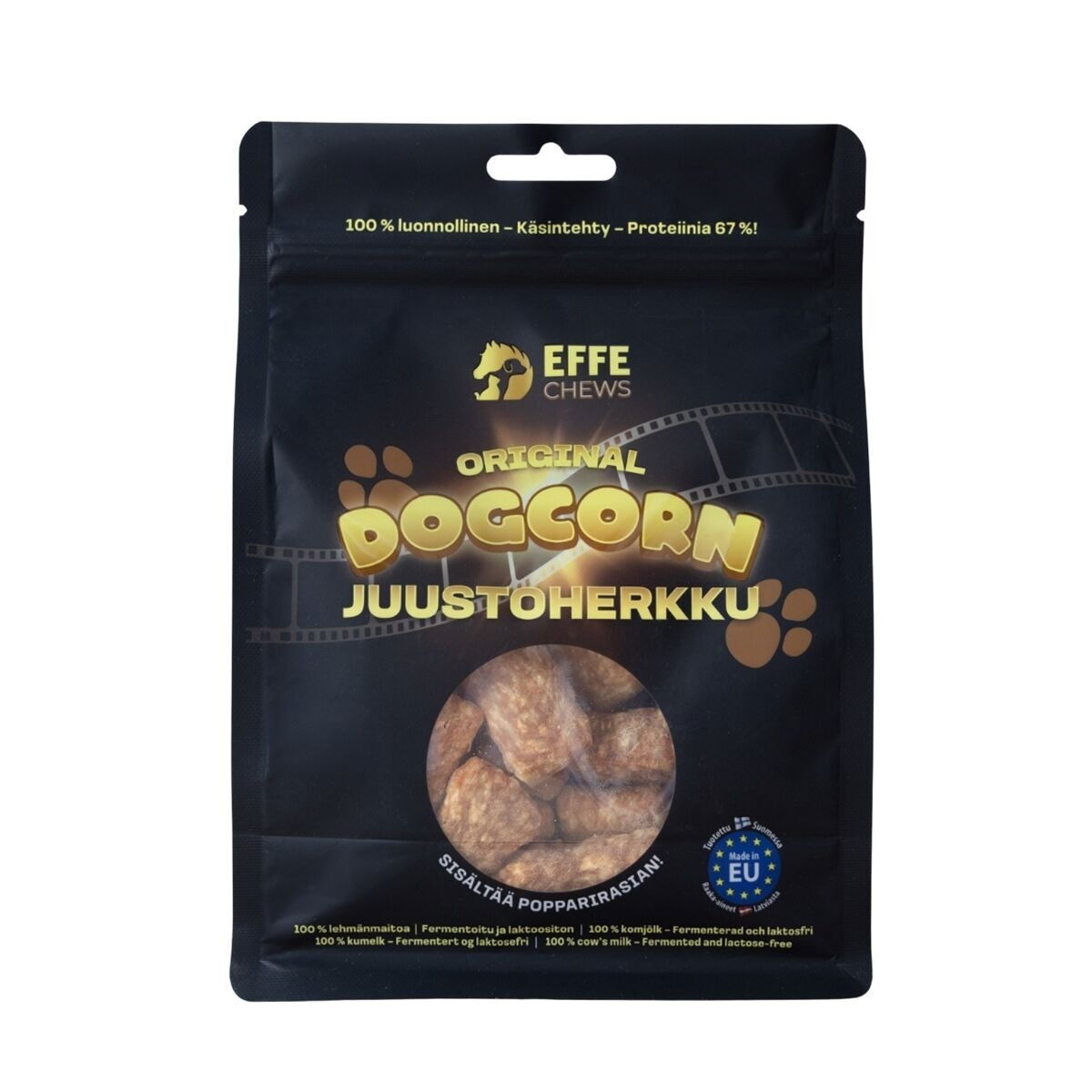 Effe Chews Puff Hundgodis med Ost 100 g