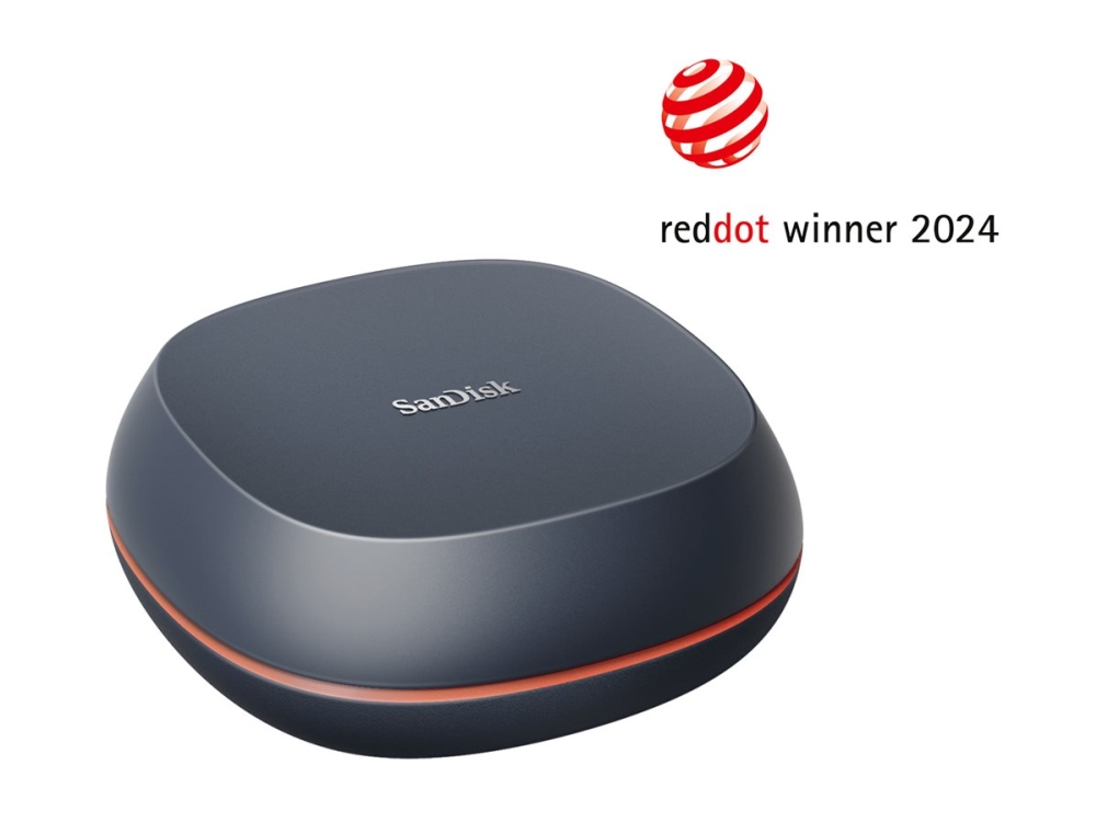 8 TB SanDisk Desk Drive SSD, USB-C 3.2 Gen 2 - Svart