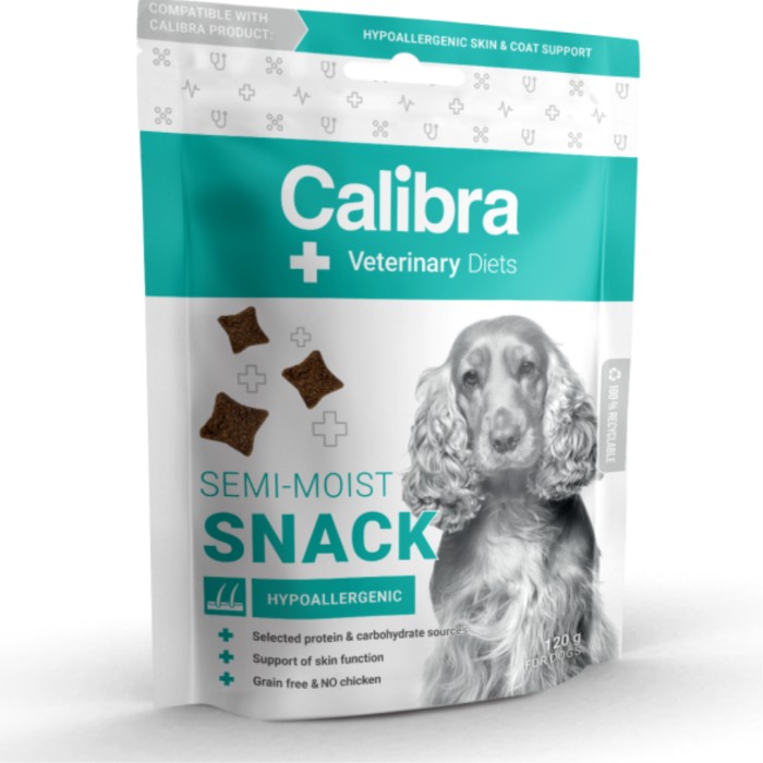 Calibra VD Dog Semi-Moist Snack Hypoallergenic 120 g