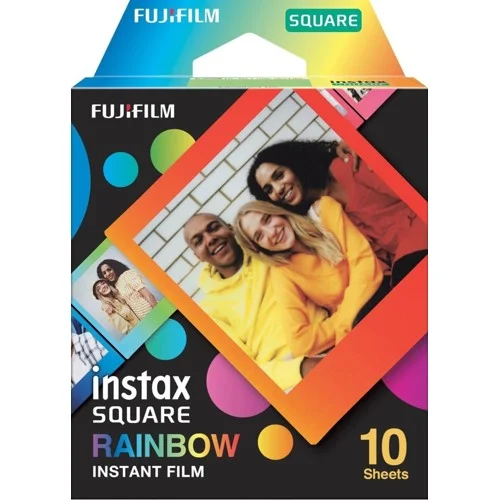 INSTAX Square-film. 10 bilder. Regnbåge