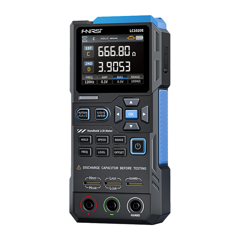 Handhållen LCR-mätare med hög precision FNIRSI LC1020E