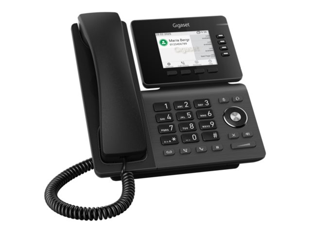 GIGASET P810 IP PRO IP skrivbordstelefon 8,5 cm 3,36 tum TFT-färgskärm USB 2x RJ45-anslutning för P800 KEY PRO Expanson Module PoE (S30853-H4102-R101), bild 2