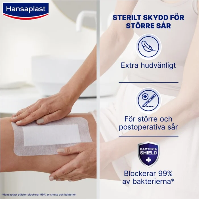 Hansaplast Senstive 4XL 10 x 20 cm, 5 st, bild 2