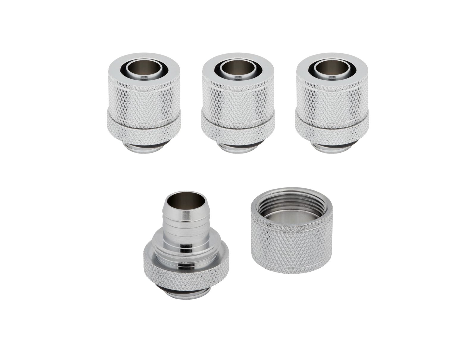 Corsair Hydro X Series XF Compression 10/13mm 4-pack - Krom, bild 3