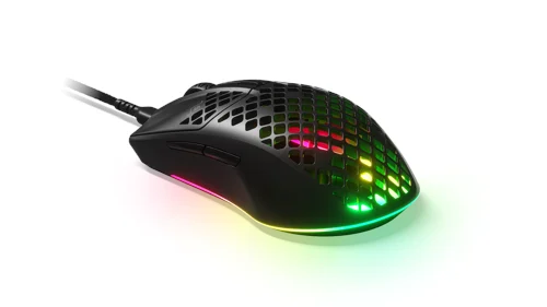 SteelSeries Aerox 3 (2022) gaming mus - svart, bild 3