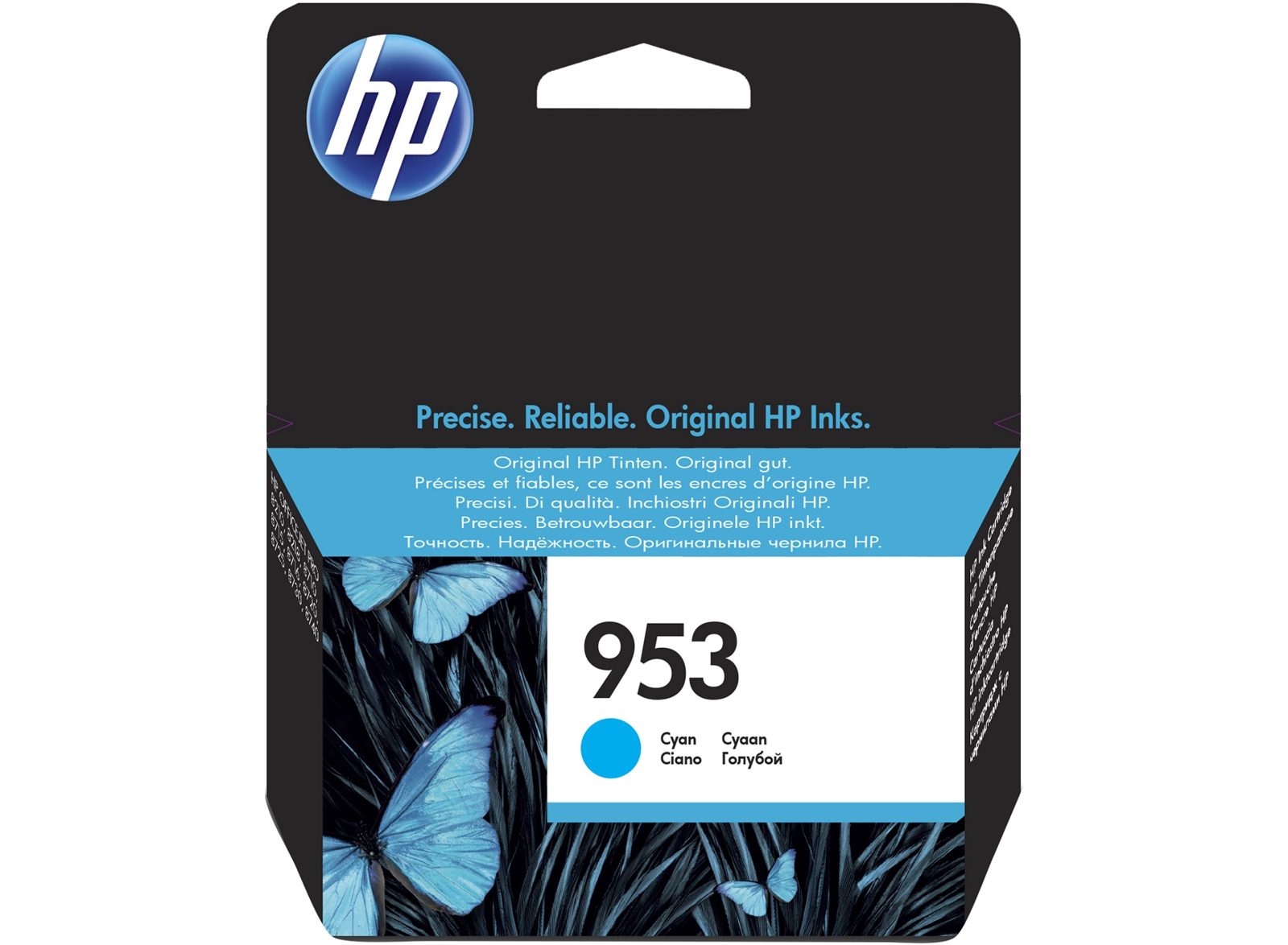 HP 953 Original bläckpatron, cyan f6u12ae, bild 3