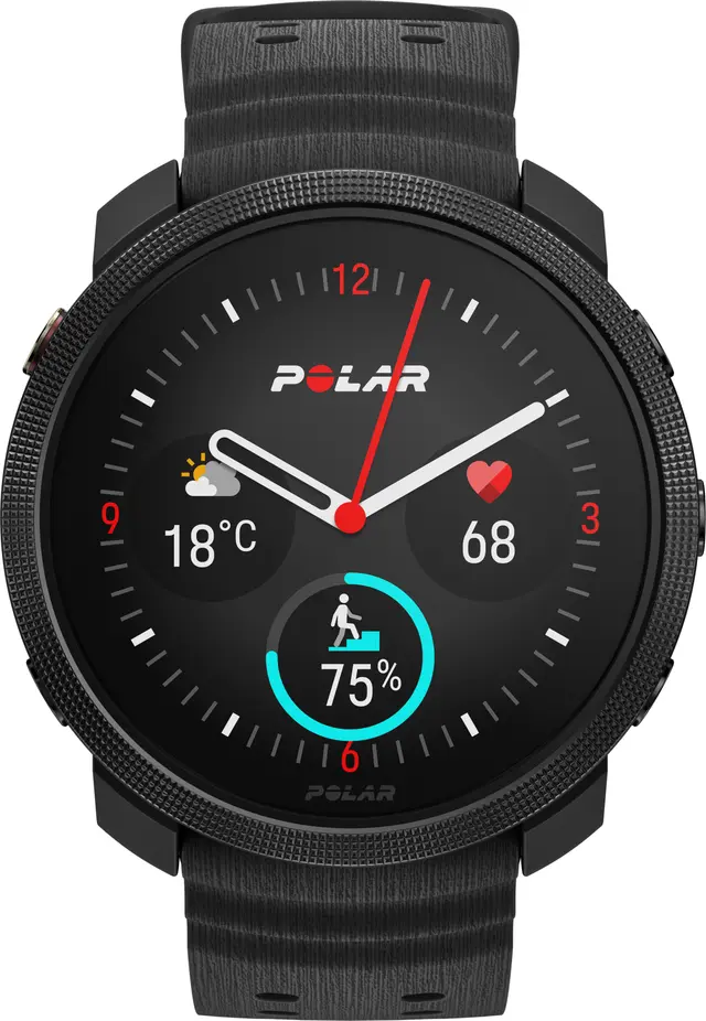 Polar Vantage M3 smartwatch för flera sporter, svart/svart S-L