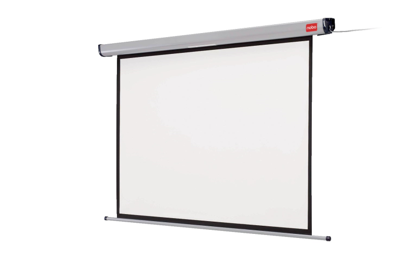 Projektorskärm NOBO - takmonterbar - väggmonterbar - motoriserad - 79 tum (200 cm) - 4:3