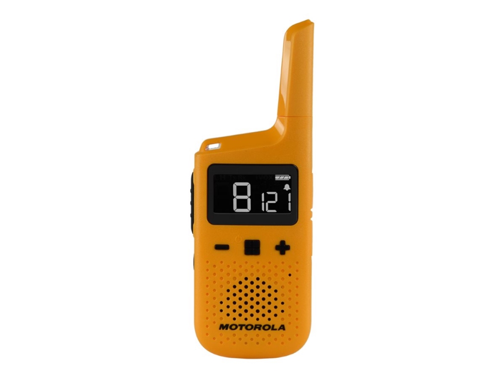 Motorola TALKABOUT T72 walkie-talkies 16 kanaler PMR, gula, 2-pack