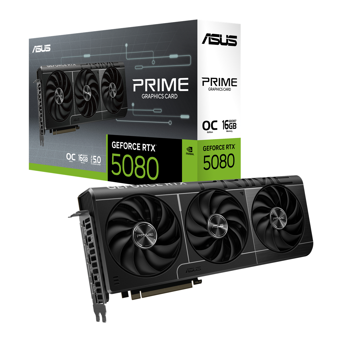 ASUS GeForce RTX 5080 PRIME 16GB OC grafikkort