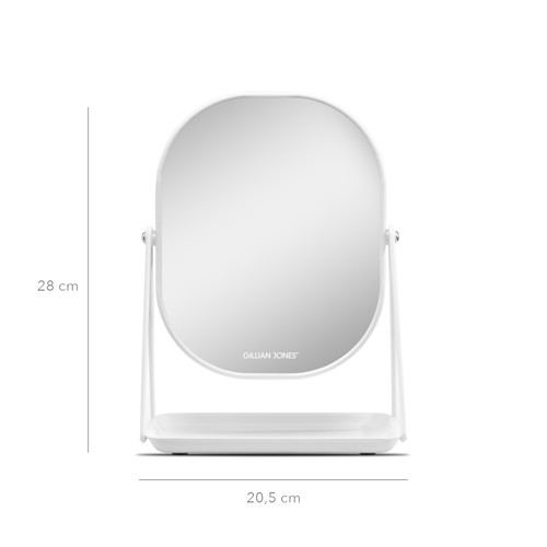 Gillian Jones - Table Mirror With Tray White