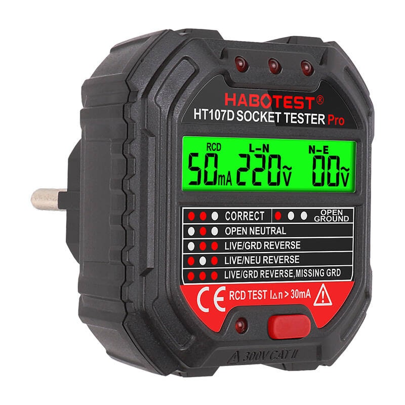 Stickproppstestare med digital display – Habotest HT107D, bild 3