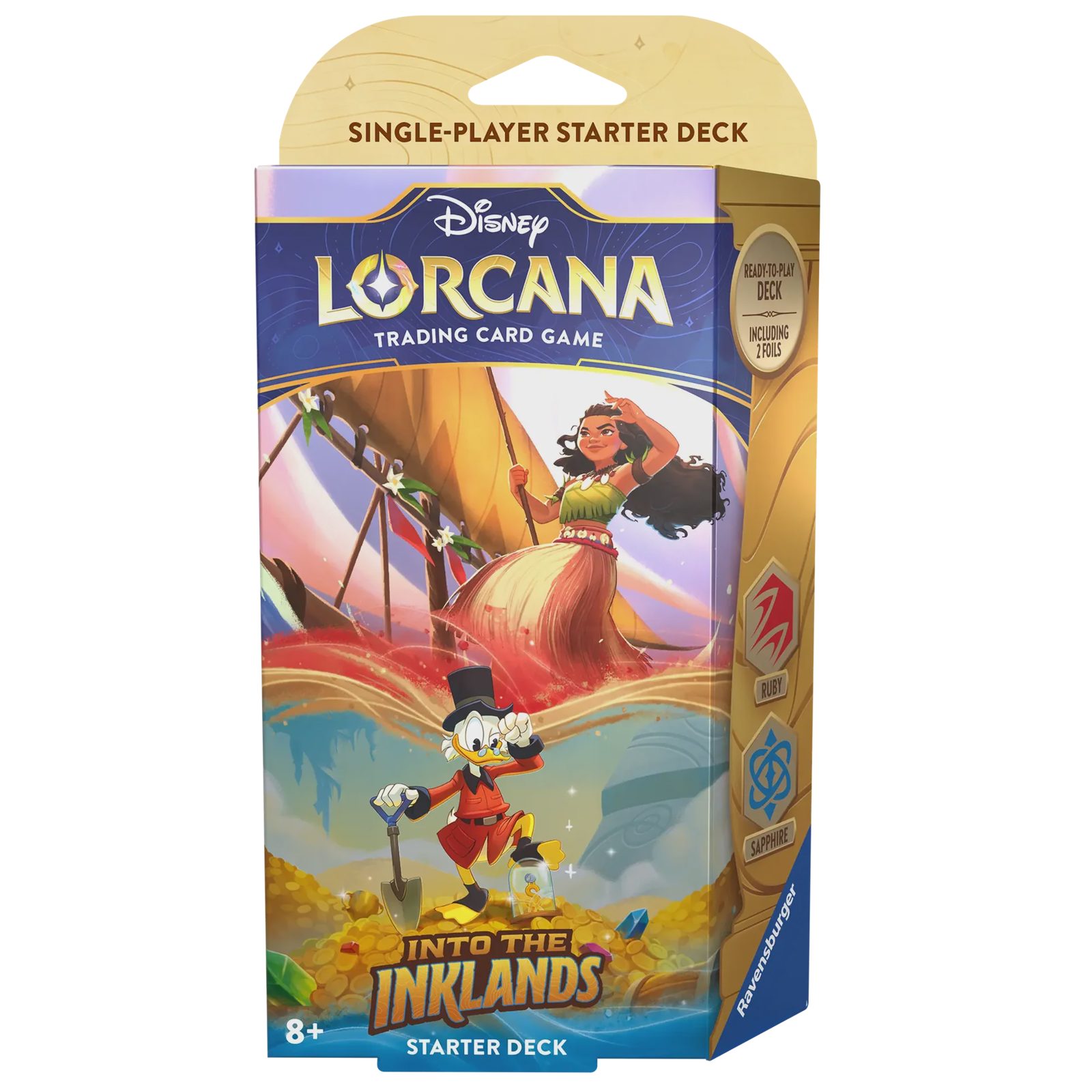 Disney Lorcana TCG: Into the Inklands Starter Deck - Ruby & Sapphire, bild 2