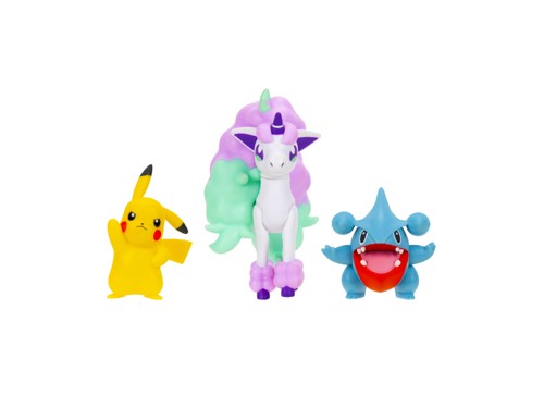 Pokémon - Battle Figure 3 pack - Pikachu, Gible & Ponyta (PKW4097), bild 2