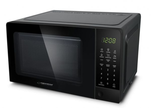 Esperanza EKO009 solomikrovågsugn 20 L 700 W, bakning, svart
